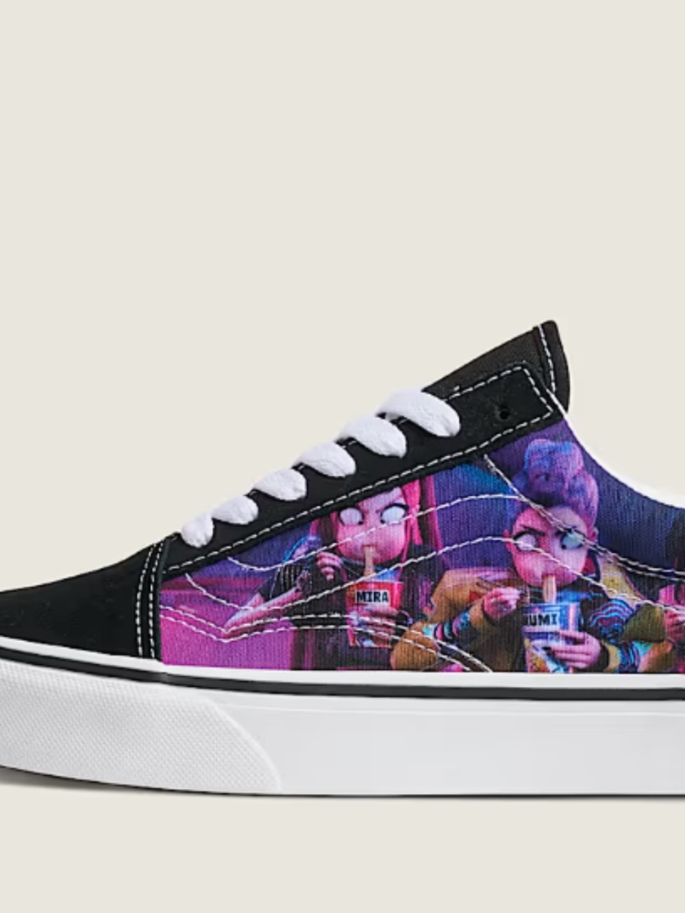 Kpop demon hunter vans Skate Shoe for Kids